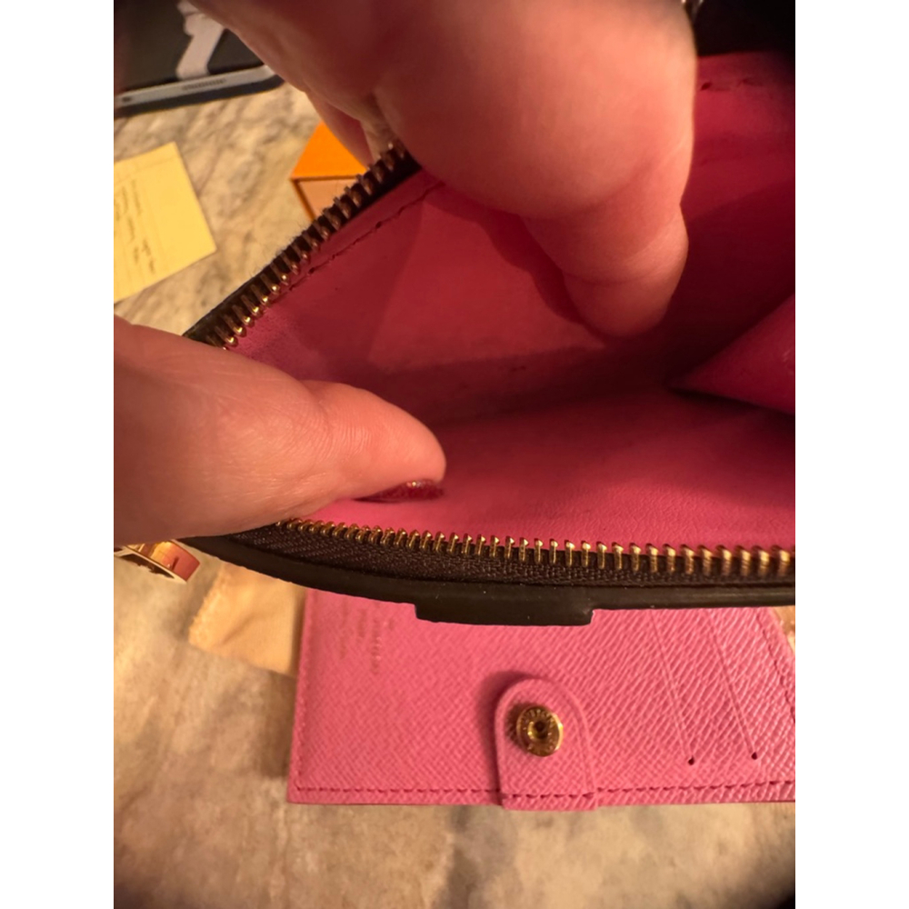 Louis Vuitton Monogram Canvas Card Holder with Gold LV Charm - Picture 7 of 11